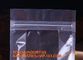 pp k crystal bag, polypropylene zipper Double Zipper Track LDPE Plastic Transparent Zip Lock Bag supplier