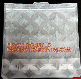 Custom self sealing zip lock bag+pp transparent garment bag+ plastic packaging for shirts, seal pp plastic zip lock bag supplier