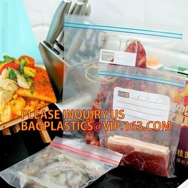 Merchandise Bags zipper transparent pure color bag, FDA Color zipper sandwich reclosable bag, k bag with double co supplier