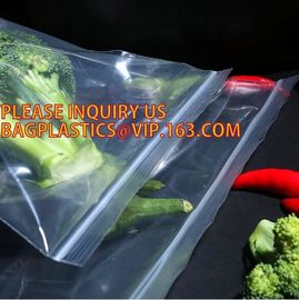 clear or printed k bag with double track for food or fruit storage, LDPE self sealing storage blank zip bag, packs supplier