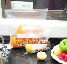 Recloseable k PE bags/ LDPE material Medicine zipper bag/ clear PE pouch, Heavy duty LDPE double-track zipper pac supplier