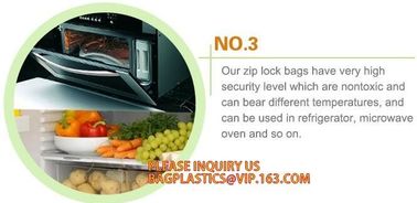 Recloseable k PE bags/ LDPE material Medicine zipper bag/ clear PE pouch, Heavy duty LDPE double-track zipper pac supplier