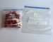 Double zip seal packaging bag, Double sealed food storage custom printed plastic zip lock bag, Moisture Proof plastic go supplier