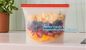 Seal Reusable Fresh Vegetable Easy Clean Silicone Food Storage Bag, Airtight Seal Vacuum Reusable 1L Silicone Food Stora supplier