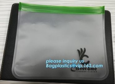 Seal Reusable PEVA Storage Bags ideal For Food Snacks, Lunch Sandwiches, Makeup, ReZip Seal Reusable Storage Bag PEVA fo supplier