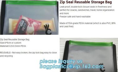 Reusable Food Storage Bag Silicone seal Food Bag - Eco-Friendly Bag for Food Storage, food preservation storage bags supplier