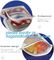 reusable Keeping Fresh Silicone Food preservation storage Bag with zipper for microwave, Embossed Compressed Vacuum Seal supplier