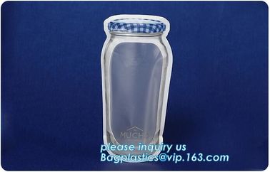 Metallized Custom Printing Zip Lock Aluminum Foil Food Stand Up Pouches food packaging, zip, zipper, K, gripzip supplier