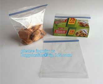 packing clear k bag transparent custom printed zipper bags plastic k bag, transparent custom printed zip supplier