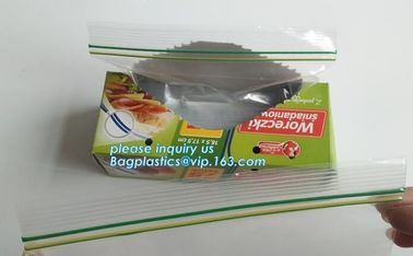 100% COMPOSTABLE food bag K freezer storage bags, Food grade plastic packing bag K slider storage bags CORN supplier