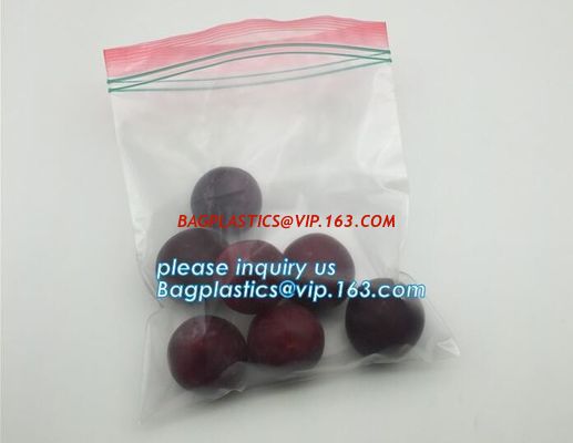 K color Double zipper food storage bags, custom products clear matte stand up K storage bags CORN STARCH BAG supplier