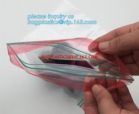 K color Double zipper food storage bags, custom products clear matte stand up K storage bags CORN STARCH BAG supplier