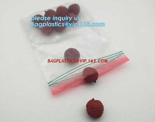 K color Double zipper food storage bags, custom products clear matte stand up K storage bags CORN STARCH BAG supplier