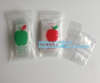 1212 Apple Mini k Baggies 17 Color Mix 100 Bags 1/2&quot; X 1/2&quot;, cheap 100%LDPE plastic custom 3x3 zip lock bag/ custo supplier