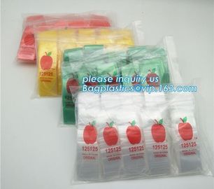 1212 Apple Mini k Baggies 17 Color Mix 100 Bags 1/2&quot; X 1/2&quot;, cheap 100%LDPE plastic custom 3x3 zip lock bag/ custo supplier