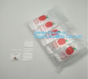 1212 Apple Mini k Baggies 17 Color Mix 100 Bags 1/2&quot; X 1/2&quot;, cheap 100%LDPE plastic custom 3x3 zip lock bag/ custo supplier