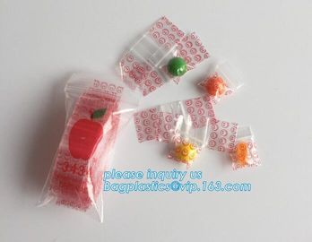 1515 mini apple k bags, apple baggies printed mini k bag with different size from china supplier, minigrip supplier