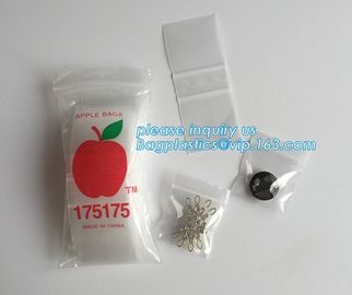 1515 mini apple k bags, apple baggies printed mini k bag with different size from china supplier, minigrip supplier