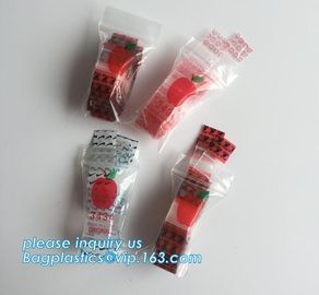 1515 mini apple k bags, apple baggies printed mini k bag with different size from china supplier, minigrip supplier