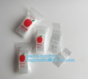 1515 mini apple k bags, apple baggies printed mini k bag with different size from china supplier, minigrip supplier