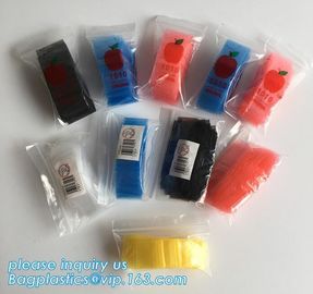 ZIP LOCK BAG with red line, colored small zip lock plastic bag, 2020 Apple Mini k 100 Baggies 25 Random Designs Pr supplier