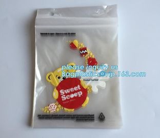 100% Biodegradable Plastic zipper Poly HDPE and LDPE wicket Poly grip Bag, food zipper, grip seal, deli grip ziper bags supplier