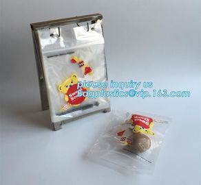 food storage wicketed ldpe clear plastic zip lock bag with print, FDA Custom Food Grade Wicket Plastic k Bag, bage supplier