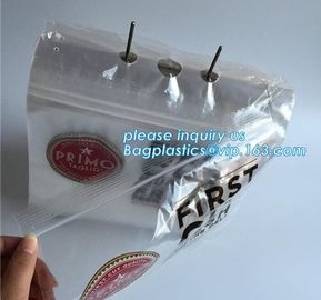 Virgin LDPE Reclosable Plastic k saddle bag deli bag with Printed Logo for packing food, bagplastics, bagease, pac supplier