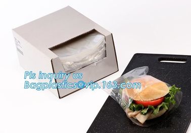 PE slider zipper saddle deli bag, Biodegradable k saddle deli bag, saddle deli slider bag, LDPE Custom Saddle deli supplier