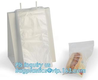 PE slider zipper saddle deli bag, Biodegradable k saddle deli bag, saddle deli slider bag, LDPE Custom Saddle deli supplier