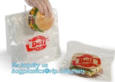 LDPE PP zipper or slider custom print plastic deli saddle bag, PE Saddle Deli Bag,Slider saddle bag, Deli Saddle Bag wit supplier