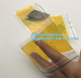 Factory custom color small red / pink / green / yellow / blue resealable K bag decorations, bagplastics, bageas supplier