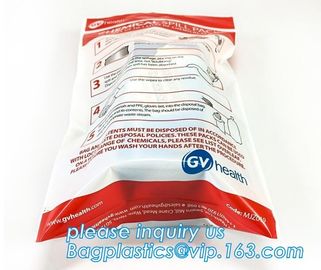 Zip-lock Bag BIOHAZARD SPECIMEN LAB BAG, printed zip lock plastic bags,medical transport bag,lab specimen transport bags supplier