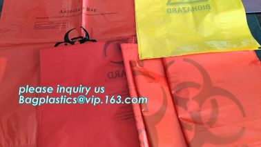 Linear Low-Density Polyethylene Medical Waste Bags Ideal for use in hospitals, medical clinics, doctors offices nursing supplier