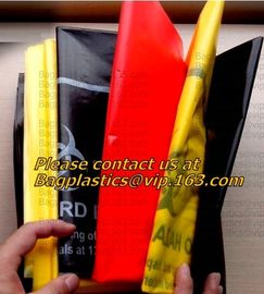 Plastic Bags, Biohazard Bags, Red Biohazard Waste Bags, Medical Waste Bag, Infectious Bags, Securely contain hazardous c supplier