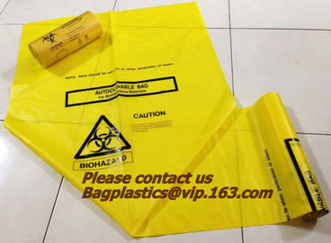 infectious biohazard bags, Clinical supplies, biohazard,Specimen bags, autoclavable bags, sacks, Cytotoxic Waste Bags supplier