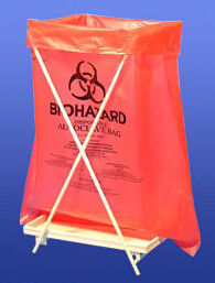 Medical Biohazard Waste Garbage Bag, biohazard drawtape trash bag, hospital garbage bag, biohazardous refuse bag, bageas supplier