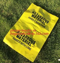 autoclavable ldpe medical biohazard waste plastic bags for clinical waste, Biohazard disposable medical sterilization, h supplier