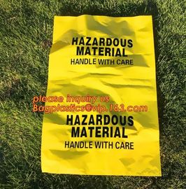 autoclavable ldpe medical biohazard waste plastic bags for clinical waste, Biohazard disposable medical sterilization, h supplier