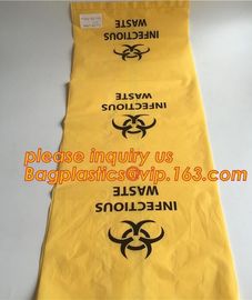 Extra large capacity biohazard drawtape trash bag interleaf coreless roll plastic garbage bag for hospital use, Industri supplier