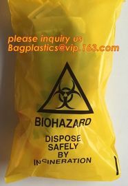 biodegradable biohazard bag, biohazard clinical waste bag, Medical Trash Bin Liner Biohazard Waste Garbage Bags For Hosp supplier