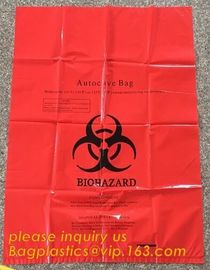 Biohazard Waste Garbage Bag, hazardous waste yellow plastic bag asbestos garbage bag, biohazard zipper bag, bagease, pac supplier