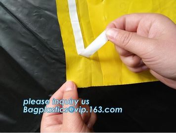 HDPE plastic drawstring biohazard garbage waste, Heavy duty safety plastic biohazard,ENVELOPE BAGS, ENVELOPE, SELF SEAL supplier