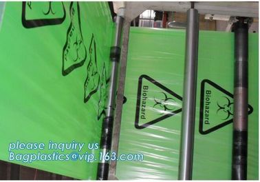 Biohazard clinical waste bag, Biodegradable Medical Waste biohazard Bag, Biohazard 60Liter Industrial trash Bag, bagease supplier