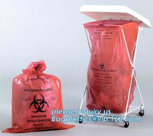 biodegradable clinical waste bags, Thick Plastic Asbestos Bag, PE Disposable Waste Bag, healthcare, health care, hospota supplier