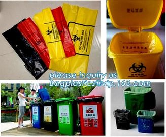 Autoclavable Biohazard Bags, Medical Waste Bags, Self Adhesive Sealing Tape Biohazard Waste Bags, bagplastics, bagease supplier