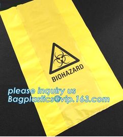 Autoclavable Biohazard Bags, Medical Waste Bags, Self Adhesive Sealing Tape Biohazard Waste Bags, bagplastics, bagease supplier