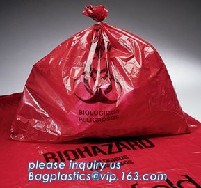 Autoclavable Biohazard Bags, Medical Waste Bags, Self Adhesive Sealing Tape Biohazard Waste Bags, bagplastics, bagease supplier