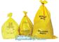 Clinical Waste Bag, Heavy Duty Sacks, PE biohazard eco bag, PE disposable Lab bag/Medical waste bag/Biohazard bag on rol supplier