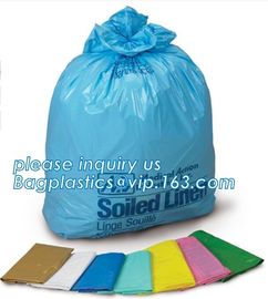 Clinical Waste Bag, Heavy Duty Sacks, PE biohazard eco bag, PE disposable Lab bag/Medical waste bag/Biohazard bag on rol supplier